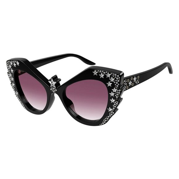 NEW GUCCI CAT EYE SUNGLASSES GUCCI GG1095S 001 BLACK RED EYEWEAR - Picture 1 of 3